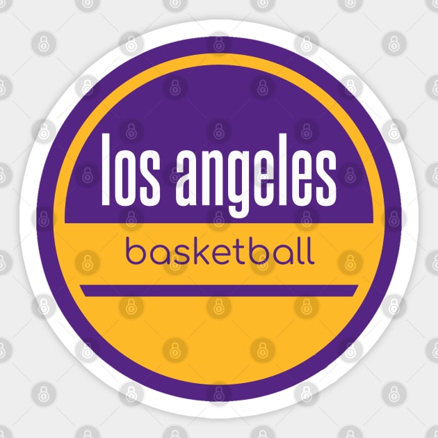 los angeles lakers basketball Sticker by BVHstudio